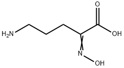 Pentanoic acid, 5-amino-2-(hydroxyimino)- 化学構造式