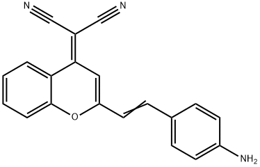 Propanedinitrile, 2-[2-[2-(4-aminophenyl)ethenyl]-4H-1-benzopyran-4-ylidene]-|