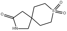 8-Thia-2-azaspiro[4.5]decan-3-one, 8,8-dioxide Structure