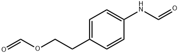 N-[4-[2-(甲酰氧基)乙基]苯基]-甲酰胺 结构式