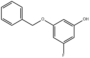 3-(苄氧基)-5-氟苯酚 结构式