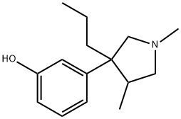 Phenol, 3-(1,4-dimethyl-3-propyl-3-pyrrolidinyl)-,1505-23-3,结构式