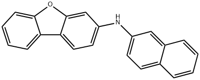 N-(2-萘基)二苯并呋喃-3-胺, 1508273-05-9, 结构式