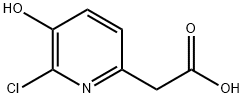 2-Pyridineacetic acid, 6-chloro-5-hydroxy- Structure
