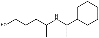 4-((1-环己基乙基)氨基)戊-1-醇,1514590-48-7,结构式