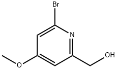 2-Pyridinemethanol, 6-bromo-4-methoxy- Structure