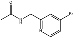 N-((4-溴吡啶-2-基)甲基)乙酰胺 结构式