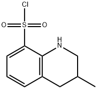 1,2,3,4-四氢-3-甲基-8-喹啉磺酰氯,153886-63-6,结构式