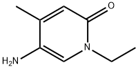 2(1H)-Pyridinone, 5-amino-1-ethyl-4-methyl- Struktur