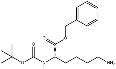 L-Lysine, N2-[(1,1-dimethylethoxy)carbonyl]-, phenylmethyl ester Structure