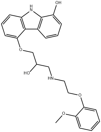 8-Hydroxy Carvedilol Structure