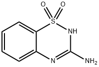 2H-1,2,4-Benzothiadiazin-3-amine, 1,1-dioxide Structure