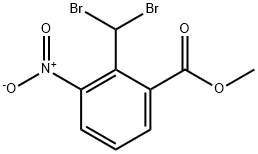 Benzoic acid, 2-(dibromomethyl)-3-nitro-, methyl ester Structure
