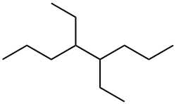 Octane, 4,5-diethyl- Structure