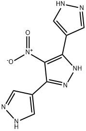 4'-硝基-1H,1'H,1''H-4,3':5',4''-三联吡唑 结构式