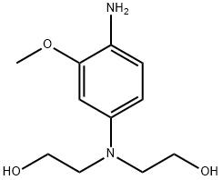 2,2''-[(4-Amino-3-methoxyphenyl)imino]bis[ethanol] Struktur