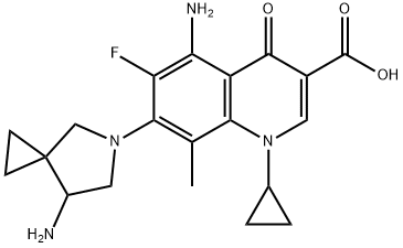 OLAMUFLOXACIN 化学構造式