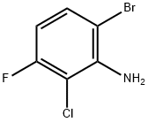 Benzenamine, 6-bromo-2-chloro-3-fluoro- Structure