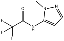 2,2,2-trifluoro-N-(1-methyl-1H-pyrazol-5-yl)acetamide Struktur