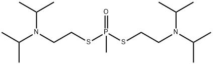 BIS(S,S-(2-DIISOPROPYLAMINOETHYL)METHYLPHOSPHONODITHIOLATE Structure