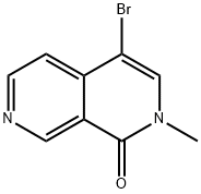 4-bromo-2-methyl-2,7-naphthyridin-1(2H)-one(WX130453) Struktur