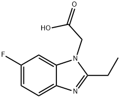 2-2-Ethyl-6-fluoro-1H-benzo[d]imidazol-1-ylacetic acid|1707367-57-4