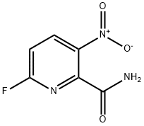 2-Pyridinecarboxamide, 6-fluoro-3-nitro- Structure