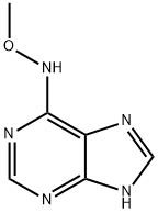 N(6)-methoxyadenine 结构式