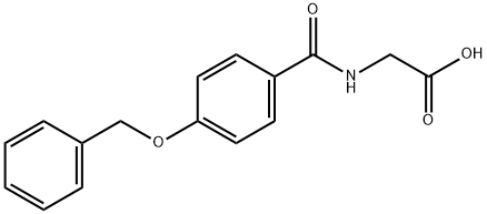 {[4-(benzyloxy)phenyl]formamido}acetic acid 化学構造式