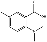 Benzoic acid, 2-(dimethylamino)-5-methyl- Struktur