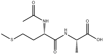 N-acetyl-Met-Ala Struktur