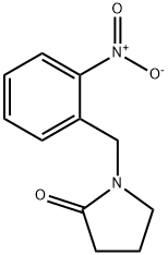 2-Pyrrolidinone, 1-[(2-nitrophenyl)methyl]-,174536-59-5,结构式