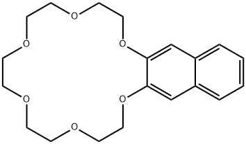 2,3-NAPHTHO-18-CROWN-6 Structure