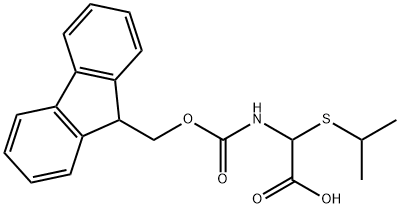 Acetic acid, [[(9H-fluoren-9-ylmethoxy)carbonyl]amino][(1-methylethyl)thio]- (9CI),176039-38-6,结构式