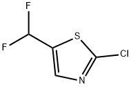 Thiazole, 2-chloro-5-(difluoromethyl)- Struktur