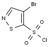 5-Isothiazolesulfonyl chloride, 4-bromo- 结构式