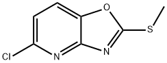 Oxazolo[4,5-b]pyridine, 5-chloro-2-(methylthio)- Structure