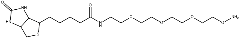 生物素-PEG3-氧胺盐酸盐,1786206-22-1,结构式