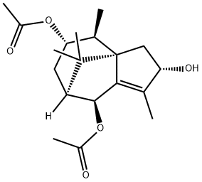 Sugetriol 6,9-diacetate Structure