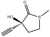 (S)-3-ethynyl-3-hydroxy-1-methylpyrrolidin-2-one(WX191385) 化学構造式
