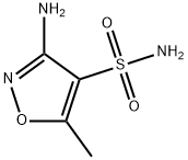 4-Isoxazolesulfonamide, 3-amino-5-methyl- 化学構造式