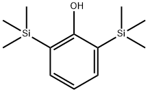 Phenol, 2,6-bis(trimethylsilyl)- Structure