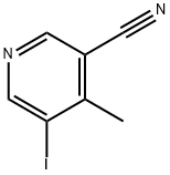 3-Pyridinecarbonitrile, 5-iodo-4-methyl- Struktur