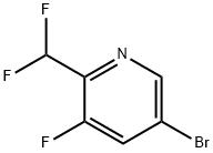 5-溴-2-(二氟甲基)-3-氟吡啶 结构式