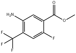 5-氨基-2-氟-4-(三氟甲基)苯甲酸甲酯,1806853-93-9,结构式