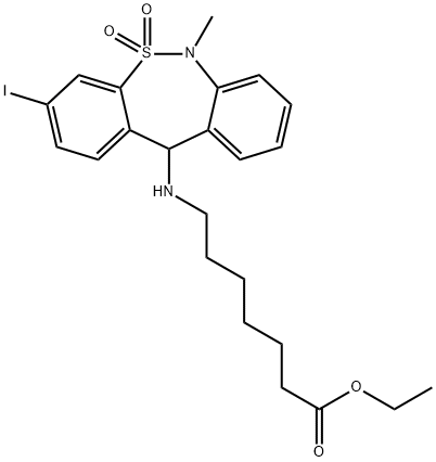 噻奈普汀乙酯碘代物,1809277-99-3,结构式