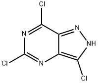 2H-Pyrazolo[4,3-d]pyrimidine, 3,5,7-trichloro- Struktur