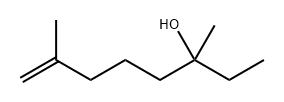 7-Octen-3-ol, 3,7-dimethyl- 化学構造式