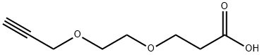 丙炔-单乙二醇-丙酸,1859379-85-3,结构式