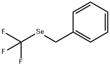 Benzene, [[(trifluoromethyl)seleno]methyl]- Structure